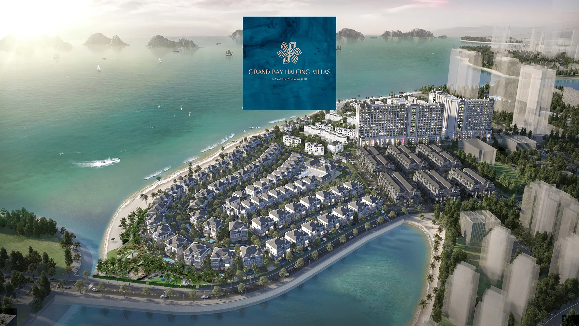 Grand Bay Halong Villas - Phối cảnh tổng thể