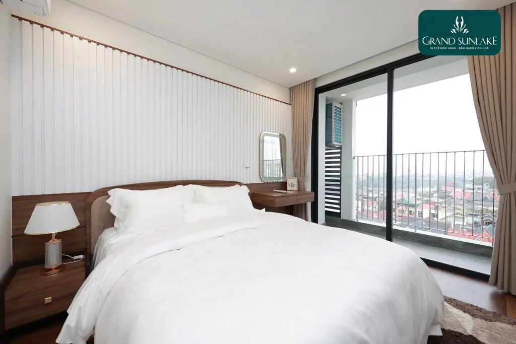 Grand Sunlake nhà mẫu 2PN - phòng ngủ master
