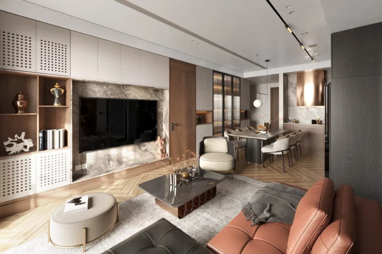 Capital Elite - phối cảnh phòng khách căn 105 m2