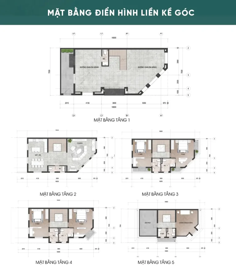 Central Riverside Thanh Hóa - mặt bằng liền kề góc
