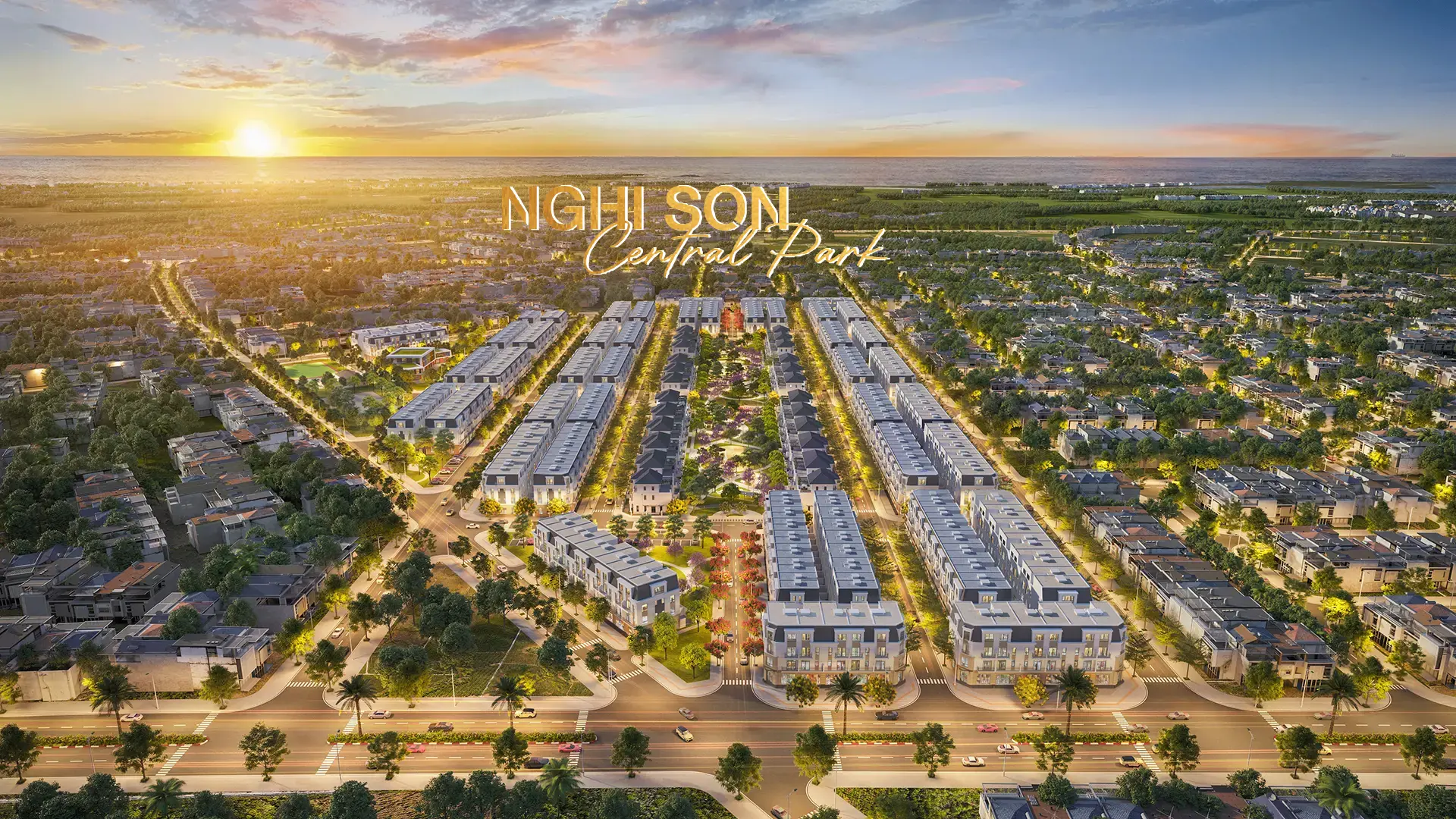Phối cảnh dự án Nghi Sơn Central Park