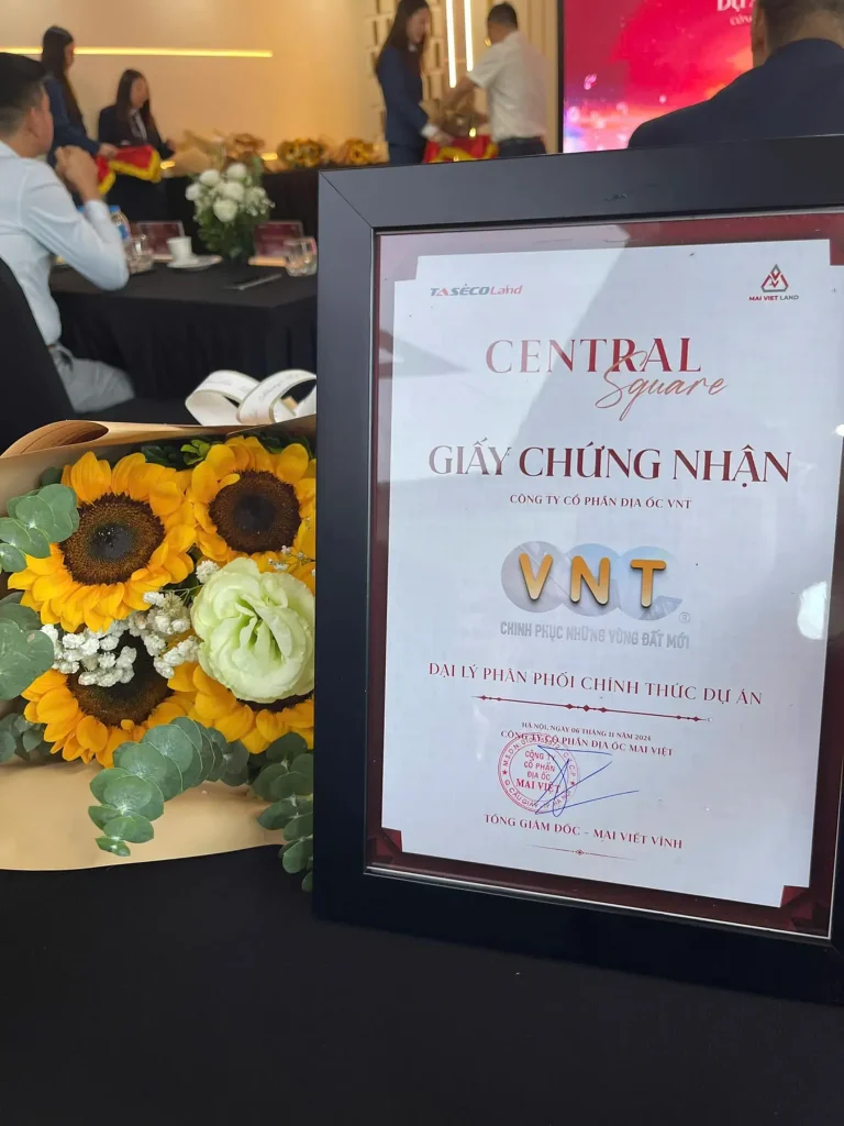 Địa ốc VNT phân phối chính thức dự án Central Square Phổ Yên