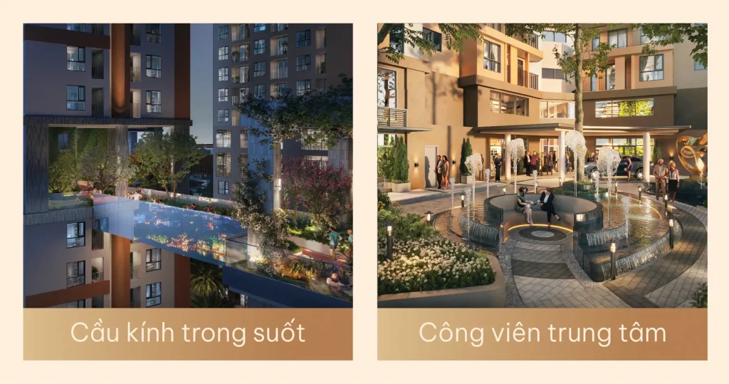 Cầu kính - Công viên
