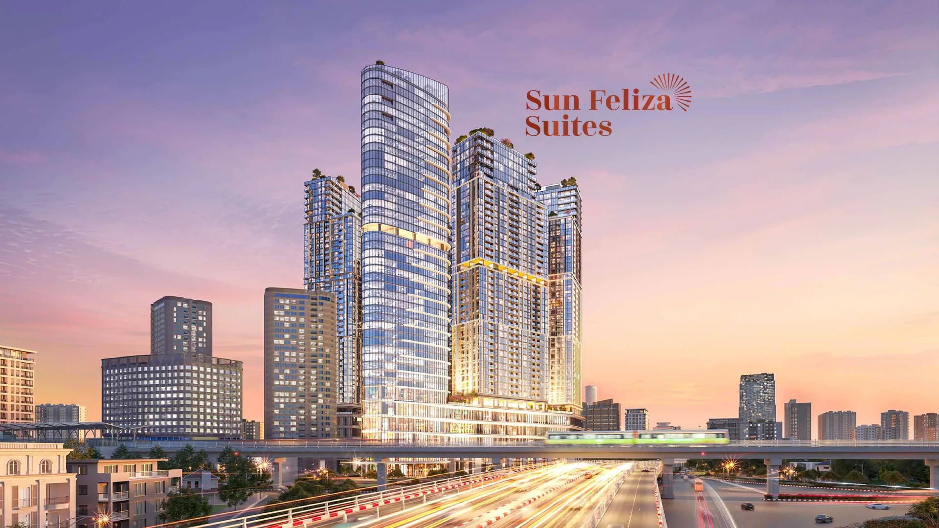 Sun Feliza Suites phoi canh