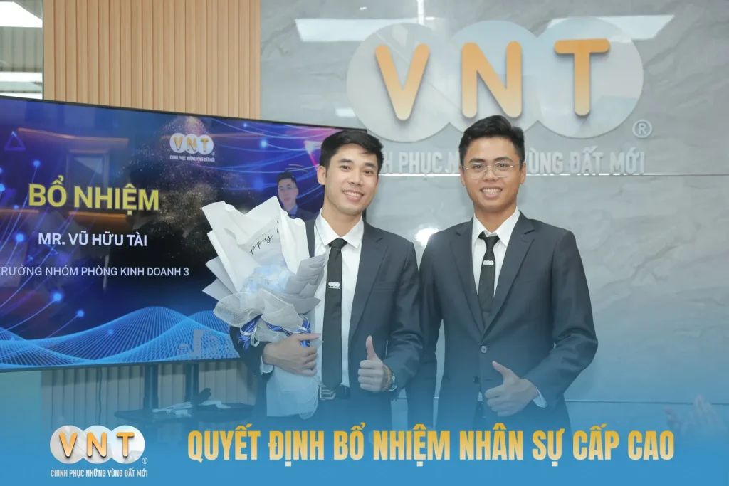 Chúc mừng ông Vũ Hữu Tài được bổ nhiệm chức vụ Trưởng Nhóm Kinh doanh - Phòng KD3