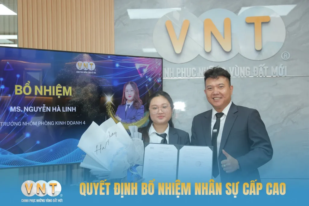 Chúc mừng bà Nguyễn Hà Linh được bổ nhiệm chức vụ Trưởng Nhóm Kinh doanh - Phòng KD4