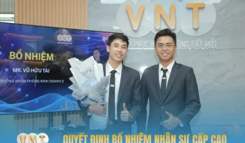 Chúc mừng ông Vũ Hữu Tài được bổ nhiệm chức vụ Trưởng Nhóm Kinh doanh - Phòng KD3