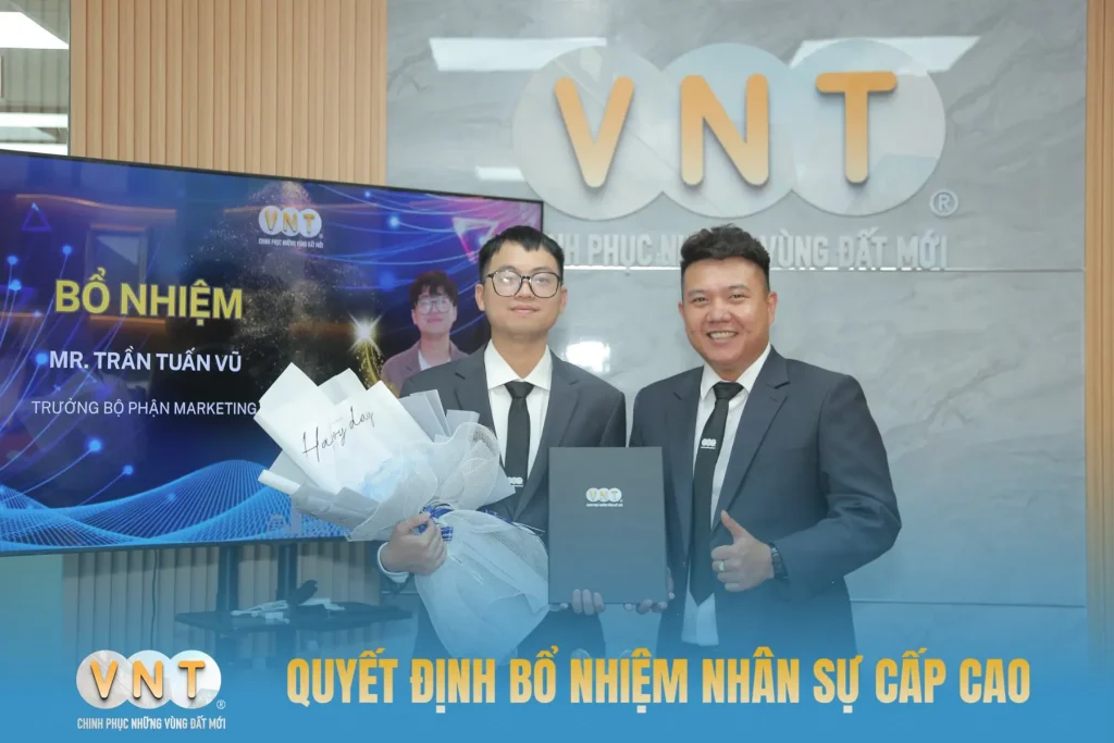 Chúc mừng ông Trần Tuấn Vũ được bổ nhiệm chức vụ Trưởng Bộ phận Marketing