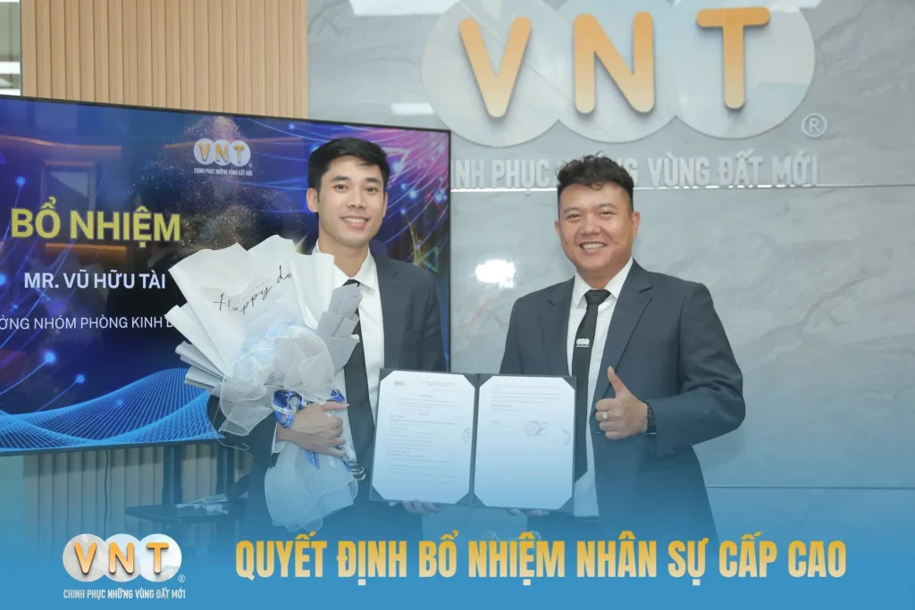 Chúc mừng ông Vũ Hữu Tài được bổ nhiệm chức vụ Trưởng Nhóm Kinh doanh - Phòng KD3