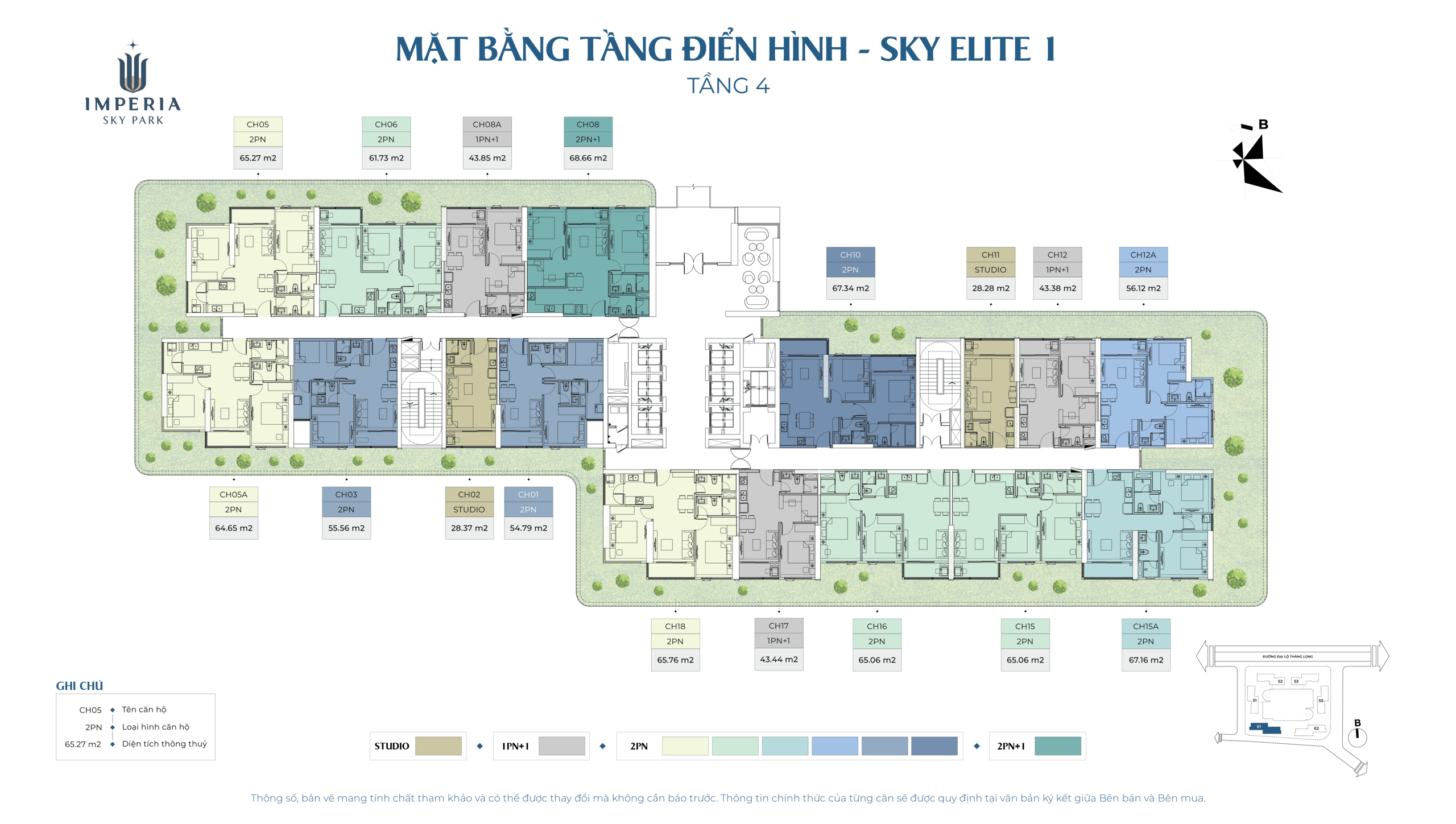 Mặt bằng tòa MBT-Sky Elite1_ Tầng 04