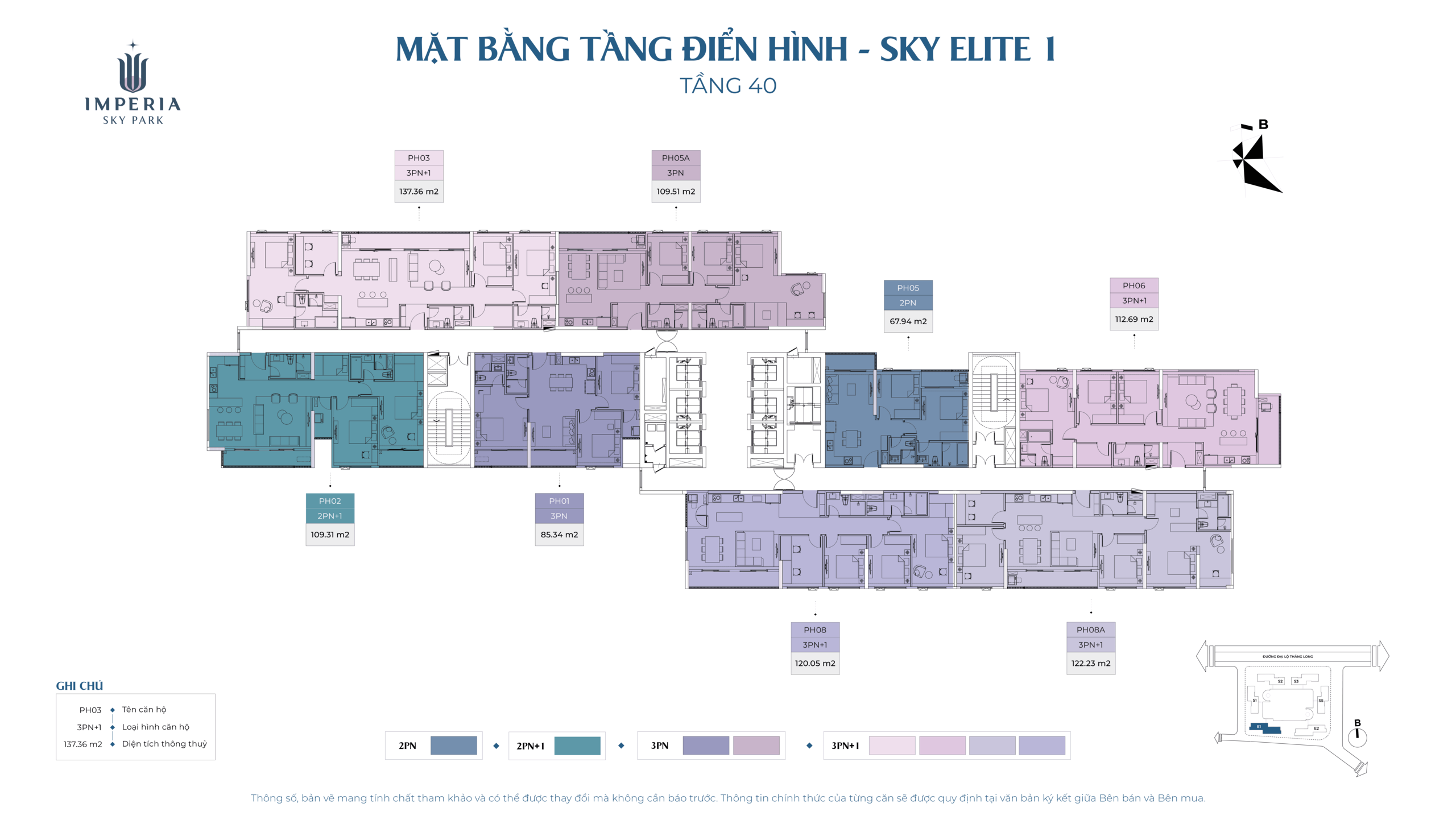Mặt bằng tòa MBT-Sky Elite1_ Tầng 40