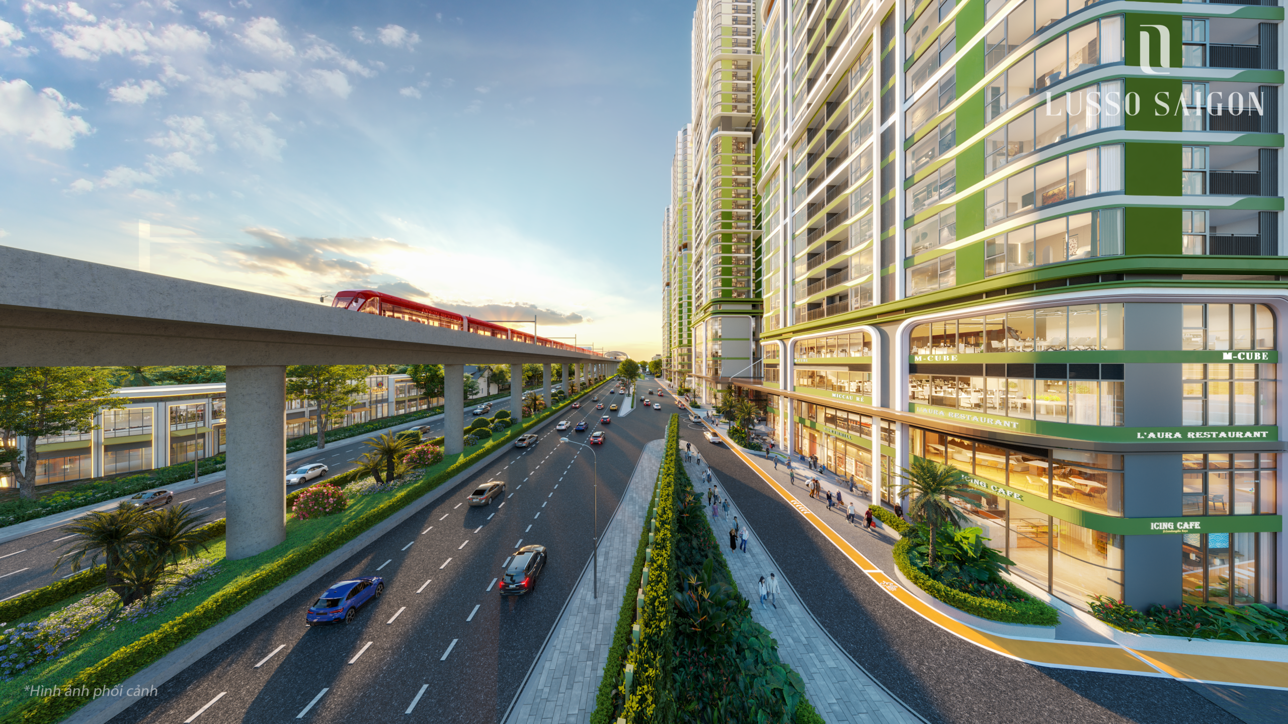 Tầm nhìn ngang metro