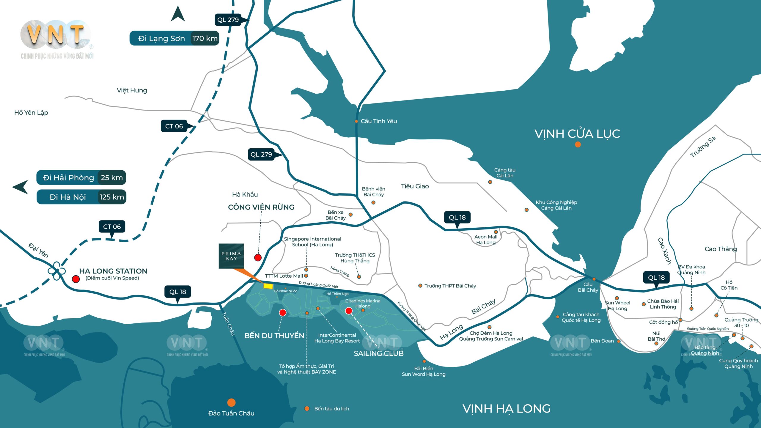 Vị trí dự án Prima Bay