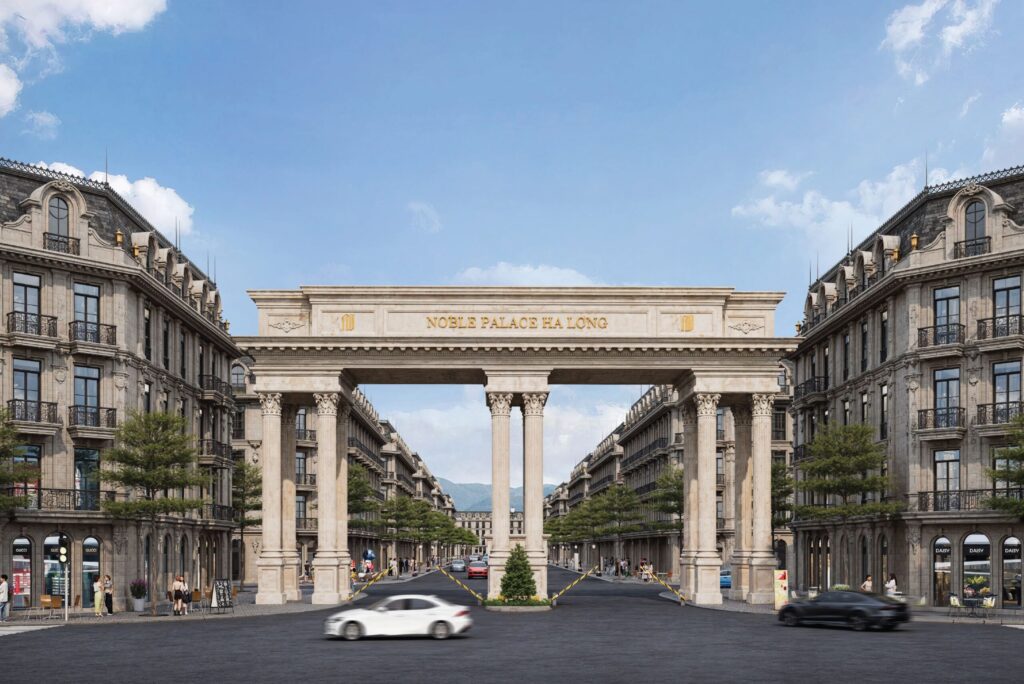 Cổng chào dự án Noble Palace Hạ Long